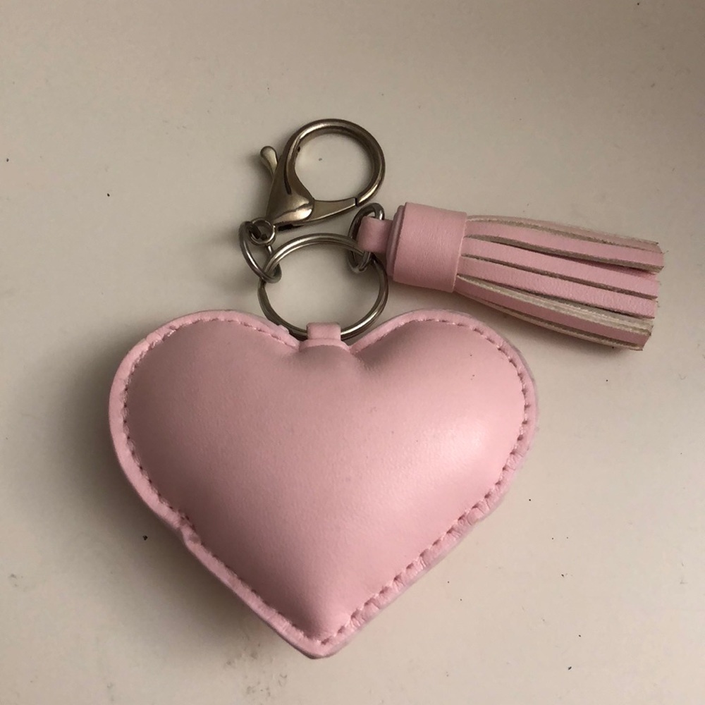 Pink Heart Bag Accessory